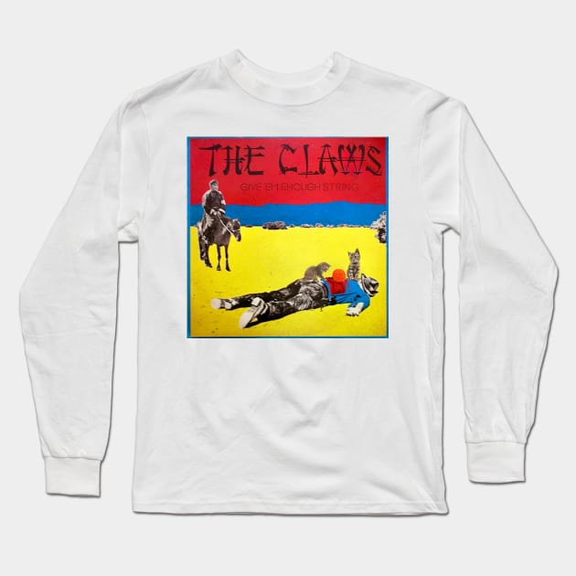 The Claws - Give 'em Enough String Long Sleeve T-Shirt by Punk Rock and Cats